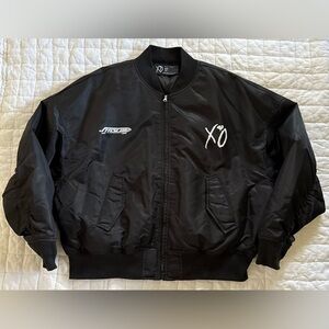 The Weeknd XO After Hours Till Dawn Stadium Tour 2025 Bomber Jacket Coat XL